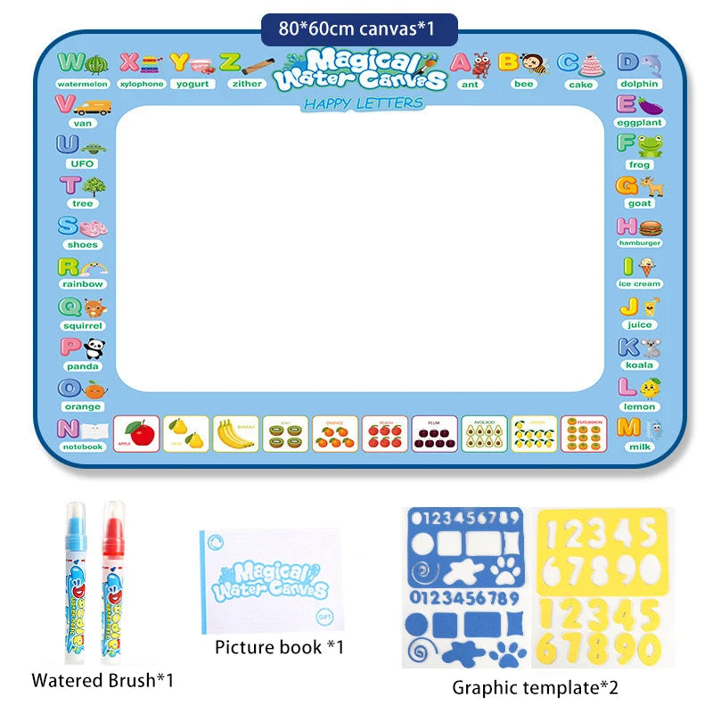 🎨 Magic Water Drawing Mat - Tappeto Magico per Disegnare ad Acqua