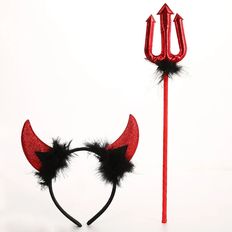 👻 Vestito Sposa Vampiro per Bambini - Maniche a Sbuffo, Stile Gotico con Fiocchi, Per Halloween e Feste!