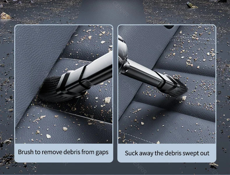Aspirapolvere Auto Wireless PA Forte – Mini Potente Portatile per Auto/Casa