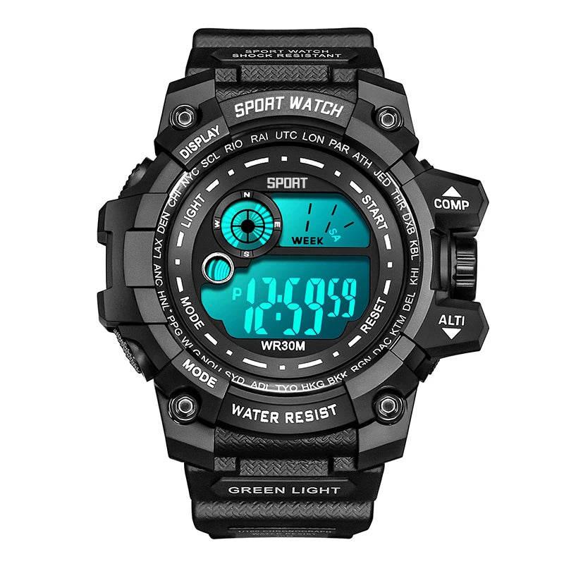 ⌚ Orologio Digitale Uomo LED - Impermeabile Militare Sportivo