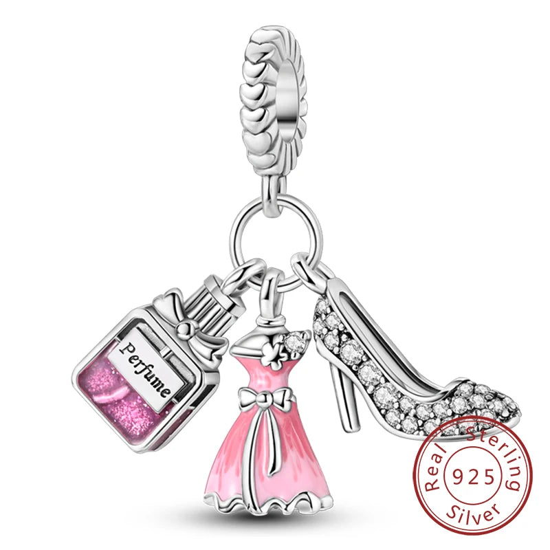 ๐ Ciondoli Argento 925 - Fiocco, Bottiglietta Profumo Rosa, Charm Femminili per Bracciali Fai-Da-Te
Dolci e raffinati, perfetti per creare gioielli unici. Regalo ideale per donne e ragazze! ๐๐ฟ