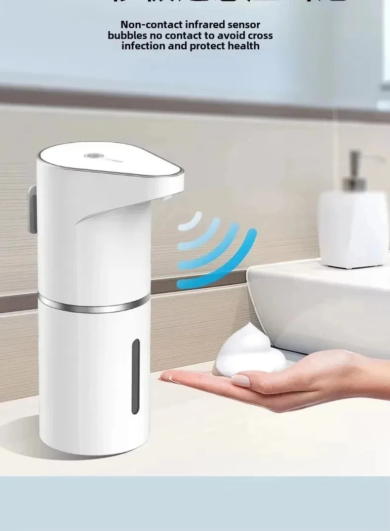 Dispenser Smart a Parete Senza Contatto | Per Sapone & Gel Igienizzante | Ricaricabile & Multivelocità