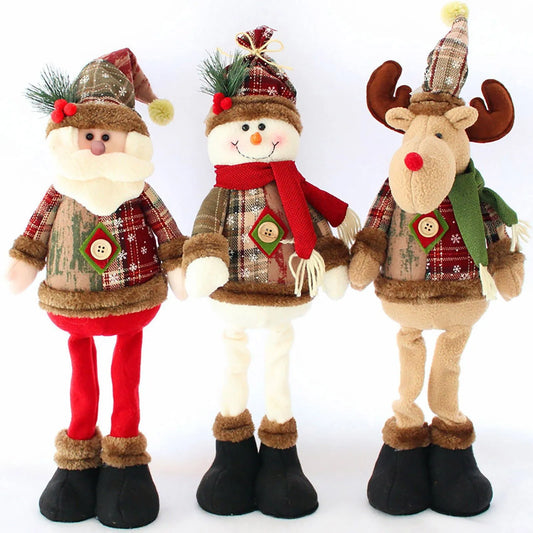 Set 3 Pupazzi Natalizi - Renna, Babbo Natale e Snowman, Decorazioni per l'Albero di Natale!
Crea un'atmosfera magica in casa! Perfectto per regali e addobbi festivi. π
β¨