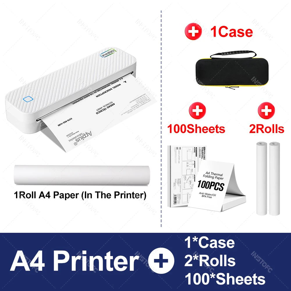 ๐จ๏ธ Stampante Termica A4 Portatile - Bluetooth, Carta a Rullo, per Foto/PDF/Ufficio/Casa
Stampa ovunque senza inchiostro! Ideale per viaggi, scuola e smart working. โ๏ธ๐