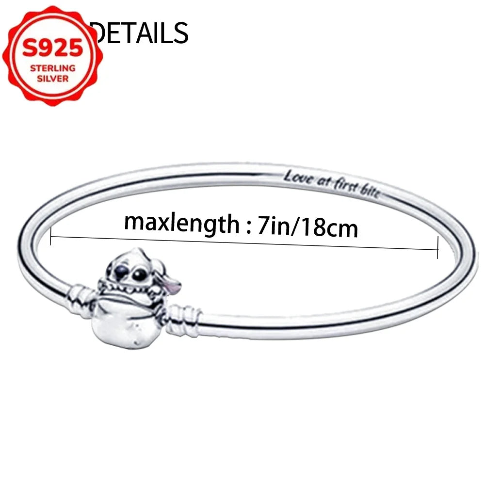 π« Bracciale Stitch in Argento 925 - Charm Disney, Gioiello Elegante per Donne
Design unico e raffinato, perfetto per regali e collezioniste! πβ¨