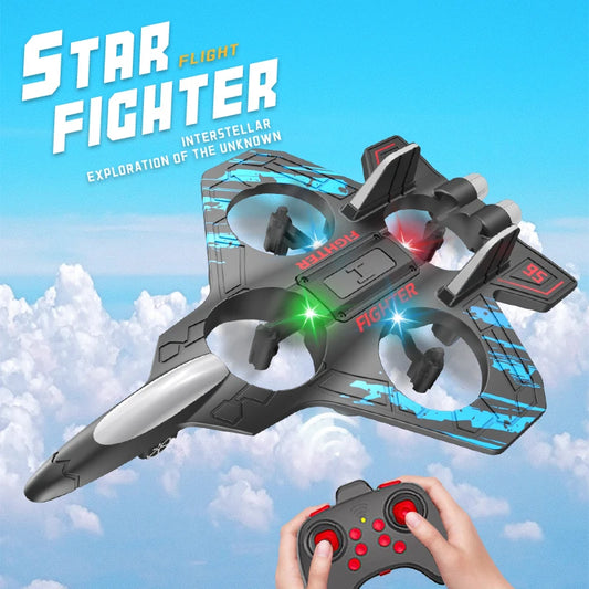 βοΈ Aliante RC 2.4G - Elicottero Acrobatico con Luci LED - Giocattolo Volante