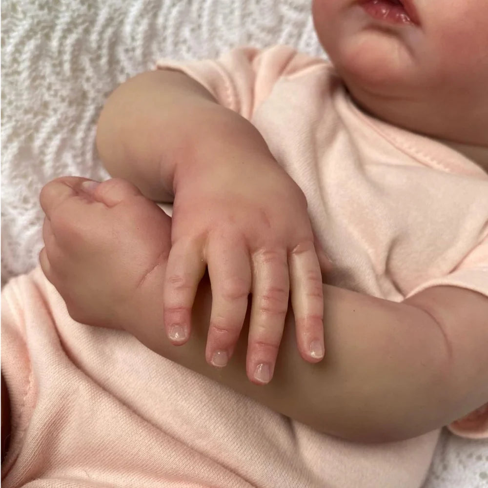 BAMBOLA REBORN 18''! 👶 Pelle 3D con VENE, Morbida come un VERO Bimbo! 🎁