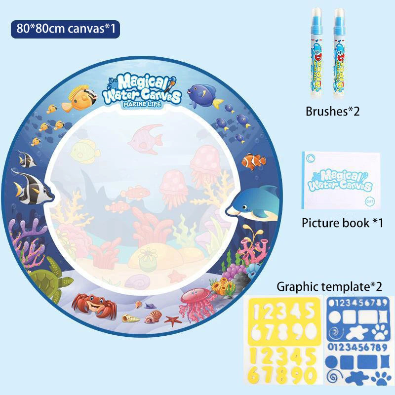 🎨 Magic Water Drawing Mat - Tappeto Magico per Disegnare ad Acqua