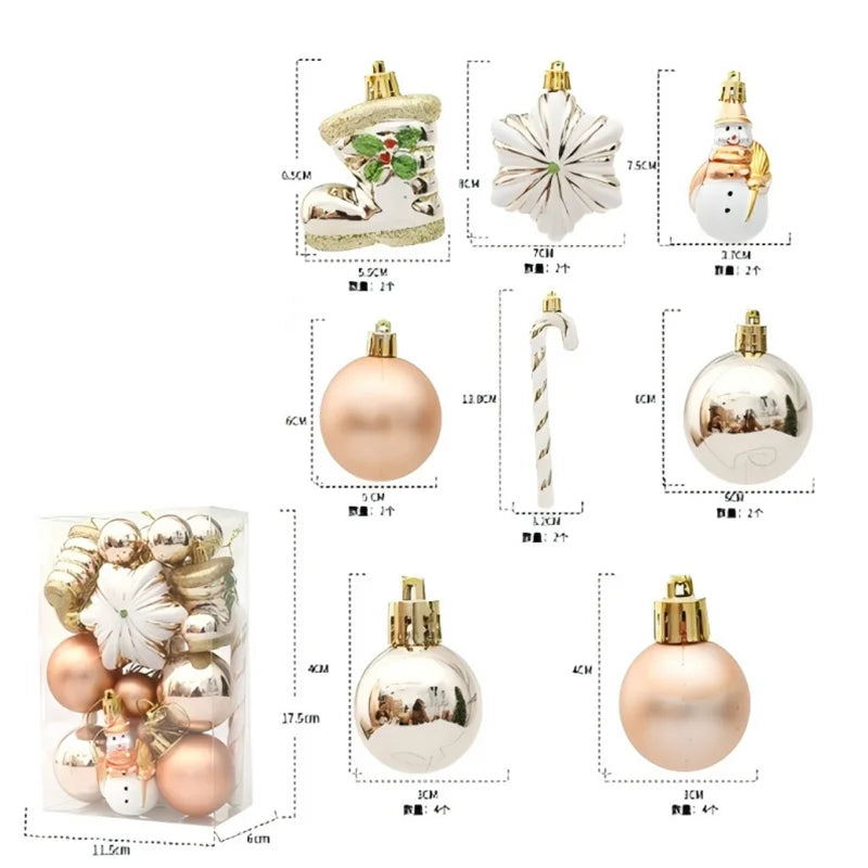 π Palline di Natale Appendiabili - Decorazioni per Albero, Festive e Regali per Feste di Natale!
Colori brillanti e design festoso per un albero incantevole. Perfette per celebrare il Natale! πβ¨