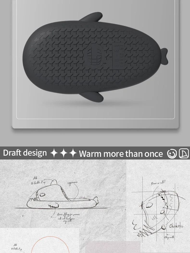 Pantofole Squalo Luminose per Uomo e Donna Scarpe Estive Moda Casa & Spiaggia