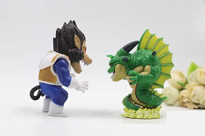 DRAGON BALL MINI SET | Scimmia Vegeta Gigante + 9 Personaggi | Collezione Completa