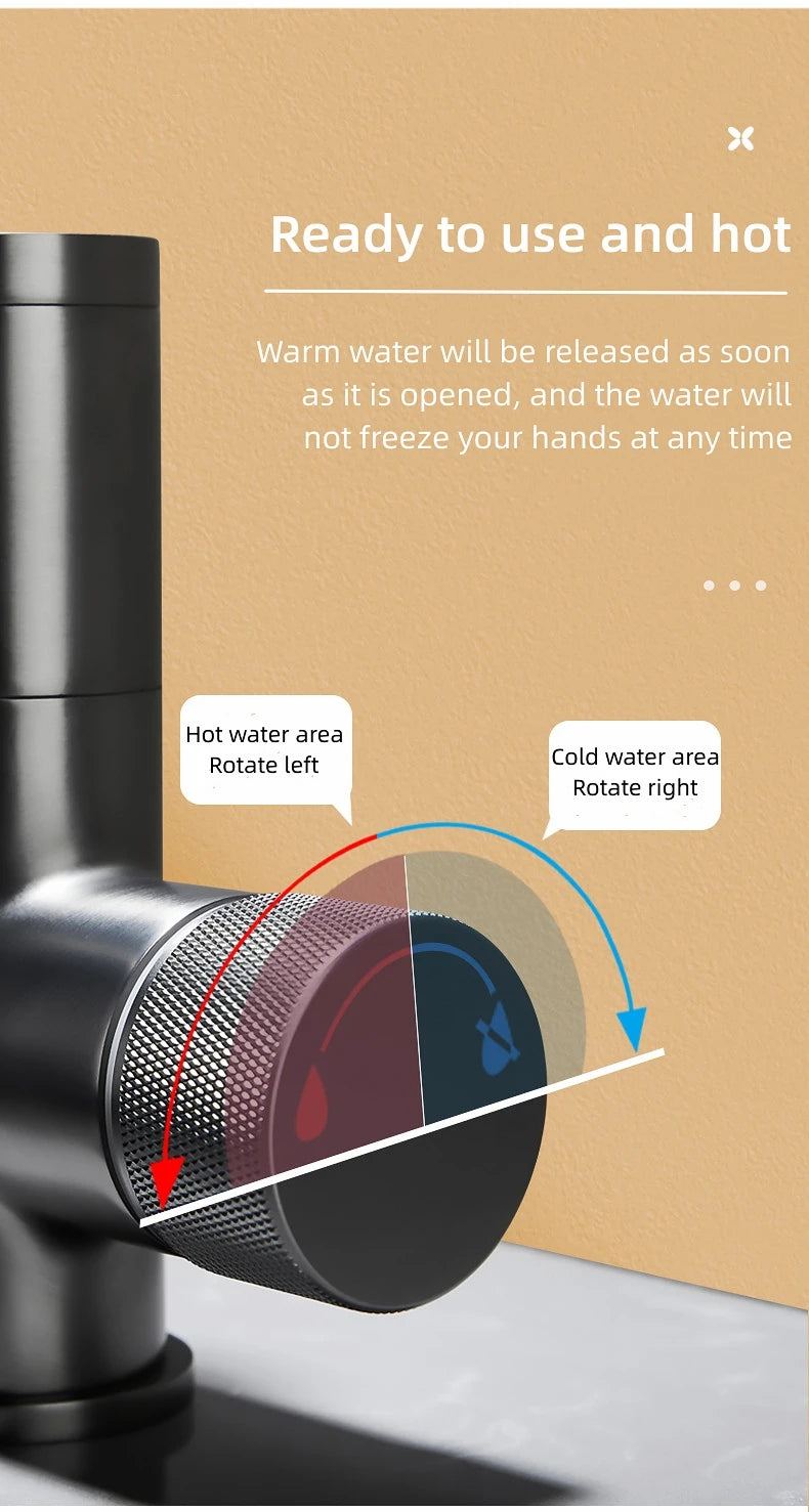 ✨ RUBINETTO A LED DIGITALE 360° – Tecnologia & Design Futuristico per il Tuo Bagno!