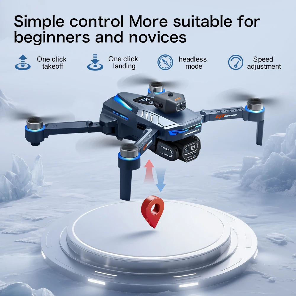 Xiaomi Mijia GT8 Drone 4K, 8K FPV, Antenna Lungo Raggio, Evita Ostacoli, Schermo LCD