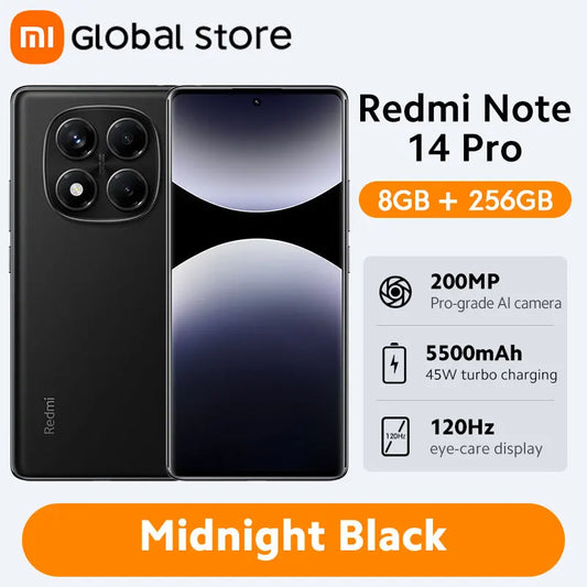 ๐ฑ Xiaomi Redmi Note 14 Pro 4G - 200MP AI Camera, Helio G100, 5500mAh, 6.67'' Display
Potenza e innovazione in un solo smartphone! Prestazioni flagship a un prezzo incredibile.