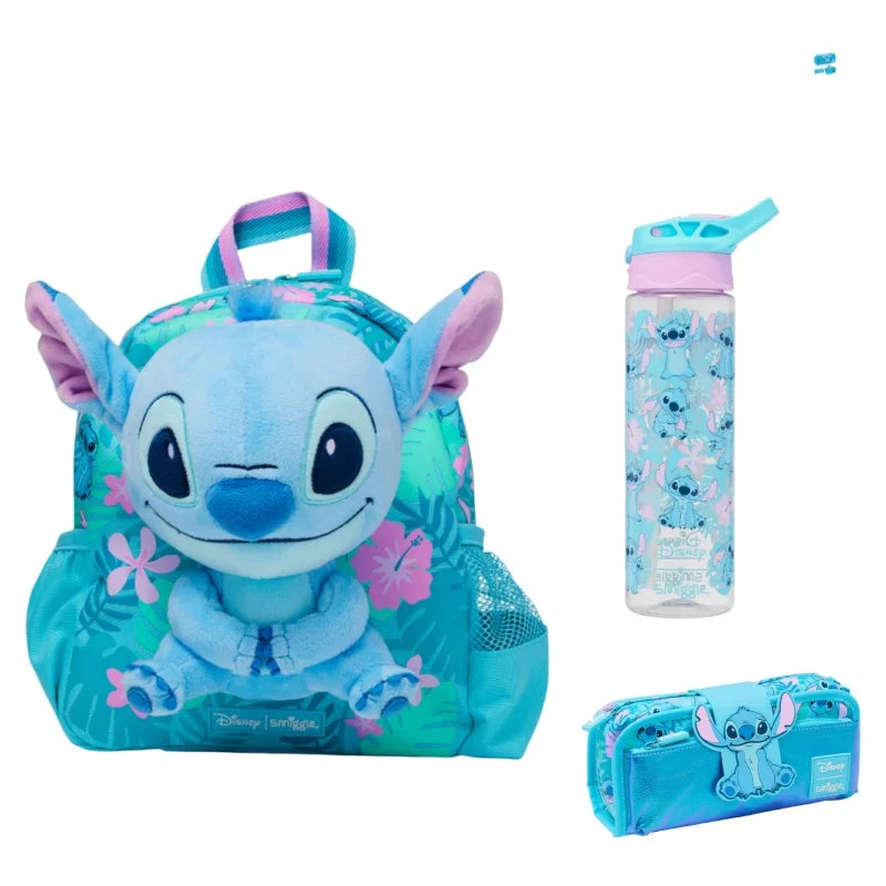 Tutto per la Scuola Stitch Zaino Astuccio Borraccia Porta Merenda