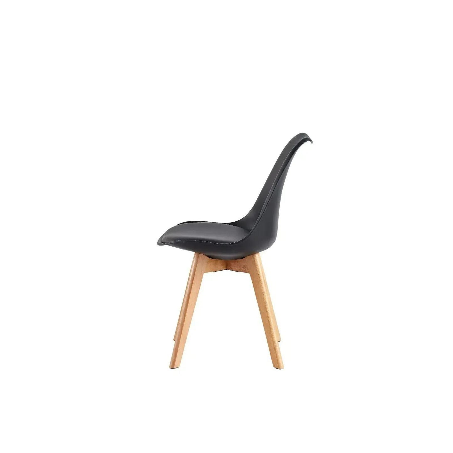 Set 4 Sedie Mod. Eva - Design Ergonomico, 7 Colorazioni, Per Interni/Esterni