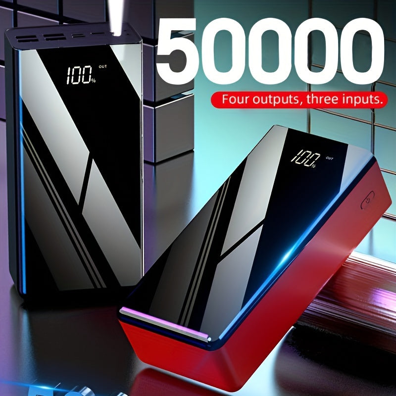 Power Bank 50.000mAh 🔋 | Display LED, Torcia & Emergenza | Regalo Perfetto