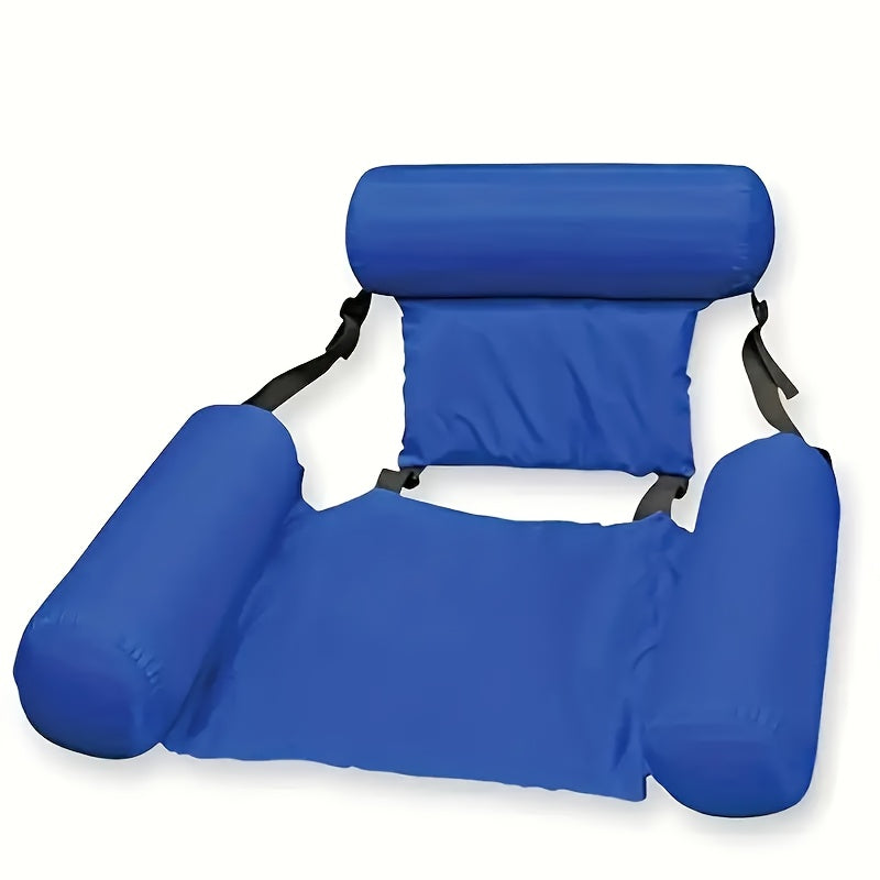 Sedia Gonfiabile Blu PVC - Ultra Resistenti per Piscina/Spiaggia, Pieghevole & Portatile