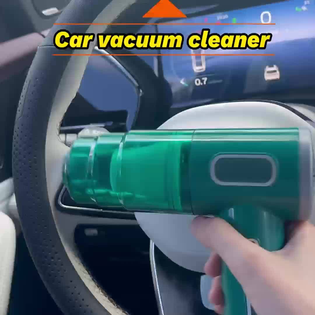 Aspirapolvere Auto 120W Senza Fili - Turbo Ciclonico, Ultra-Portatile, Ricaricabile