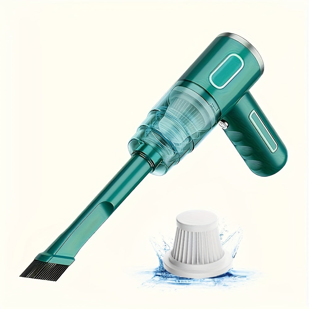 Aspirapolvere Auto 120W Senza Fili - Turbo Ciclonico, Ultra-Portatile, Ricaricabile