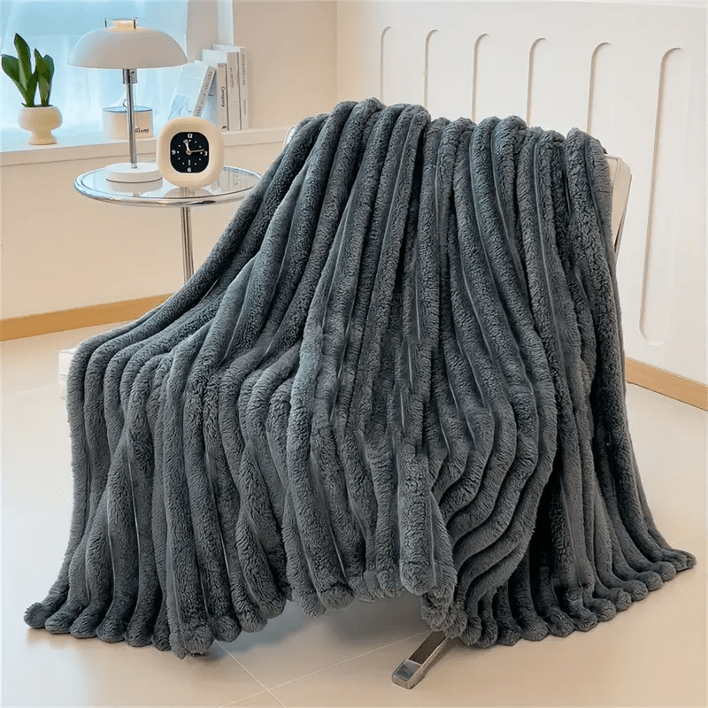 Coperta Coniglio Bohémien 🐰 Morbida Ipersoft Anti-Static  Per Letti e Divani