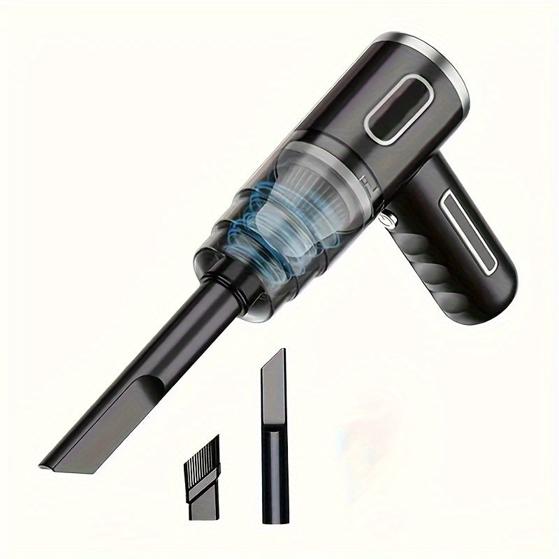 Aspirapolvere Auto 120W Senza Fili - Turbo Ciclonico, Ultra-Portatile, Ricaricabile