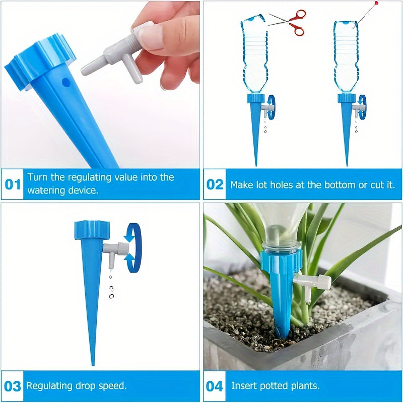 Kit 20 Irrigatori Automatici - Sistema Pigro per Piante da Esterno/Vacanze