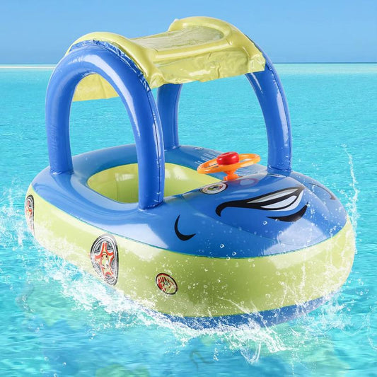 Galleggiante Auto Bambini Piscina Spiaggia, Giocattolo Nuoto con Anello 3-6 Anni