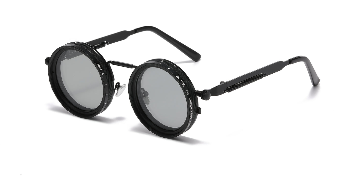 Occhiali Luce Regolabile - Lenti Alluminio/Magnesio - Per Feste & Eventi - Custodia Inclusa