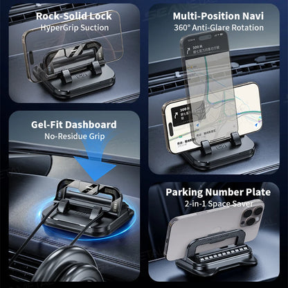 Supporto Auto 360° Head-Up Display | Montaggio Universale | Per Navigazione e Sicurezza