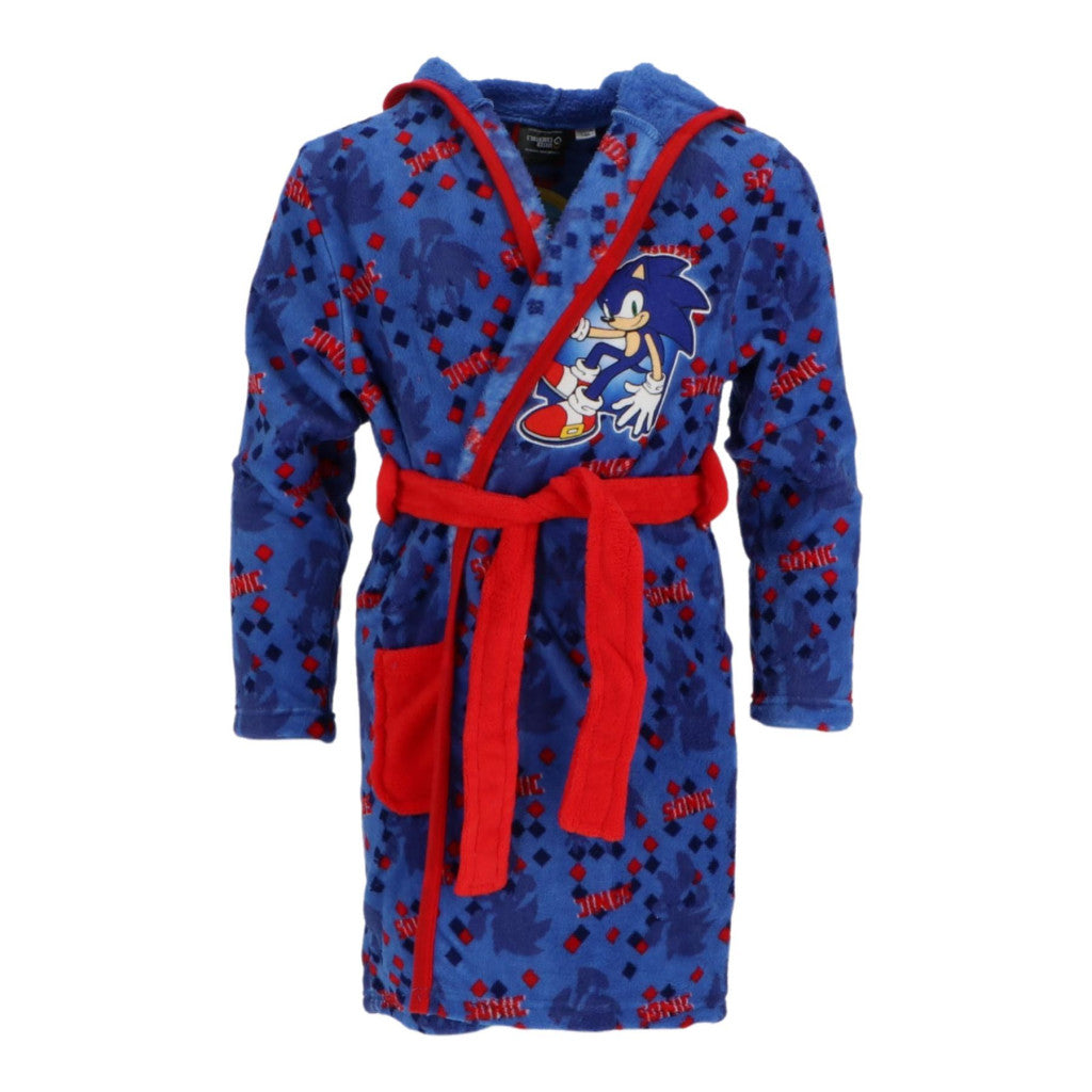 VESTAGLIA SONIC BAMBINI BAMBINO REGALO NATALE PERFETTO