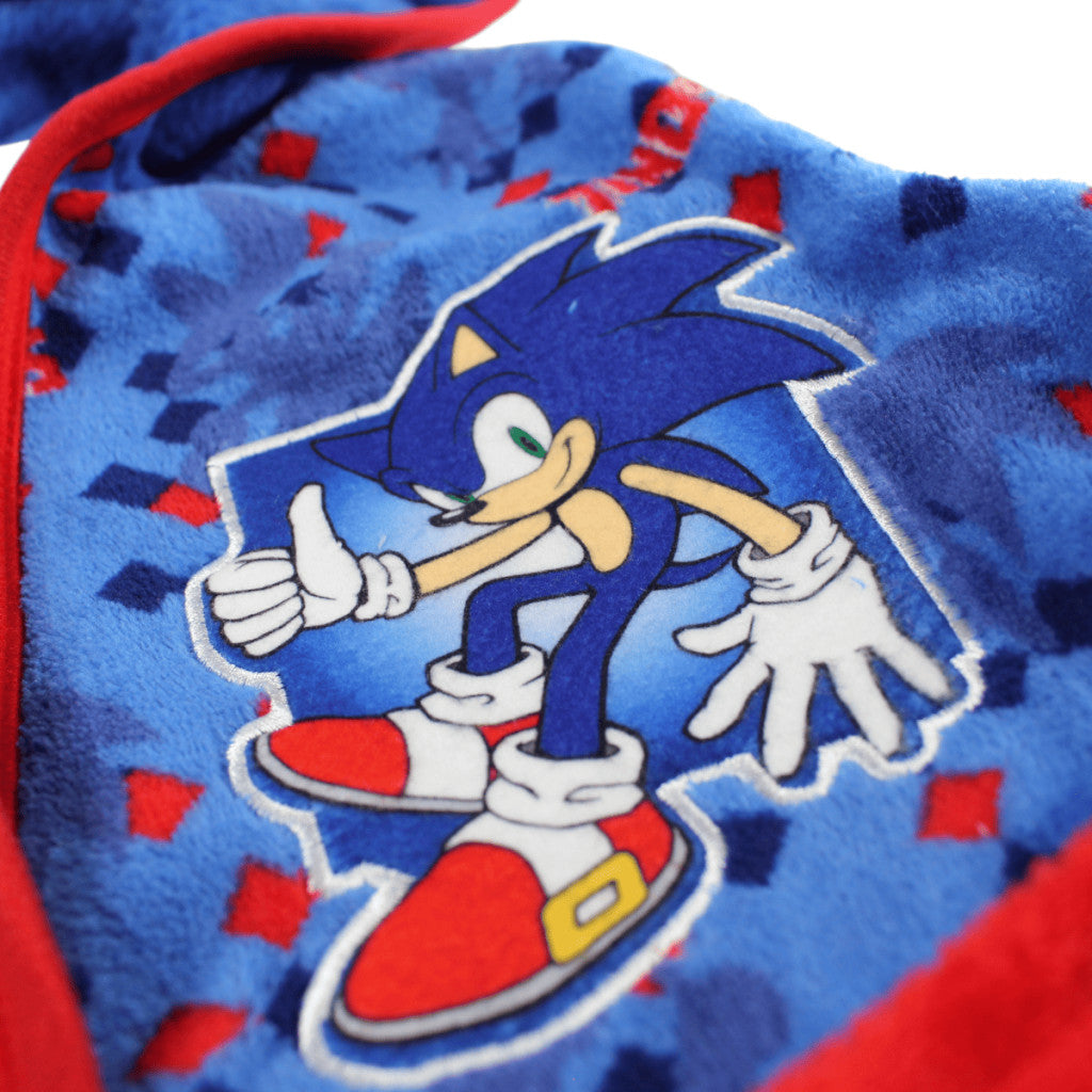 VESTAGLIA SONIC BAMBINI BAMBINO REGALO NATALE PERFETTO