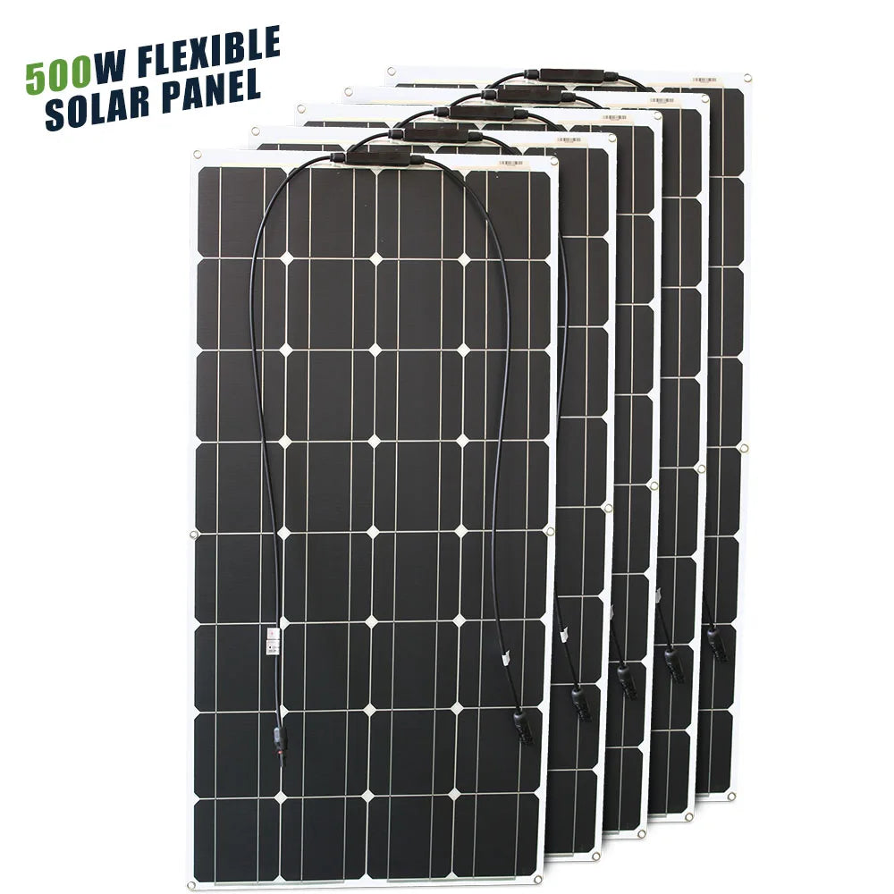 Pannello Solare Flessibile 100-600 WATT Pieghevole Impermeabile