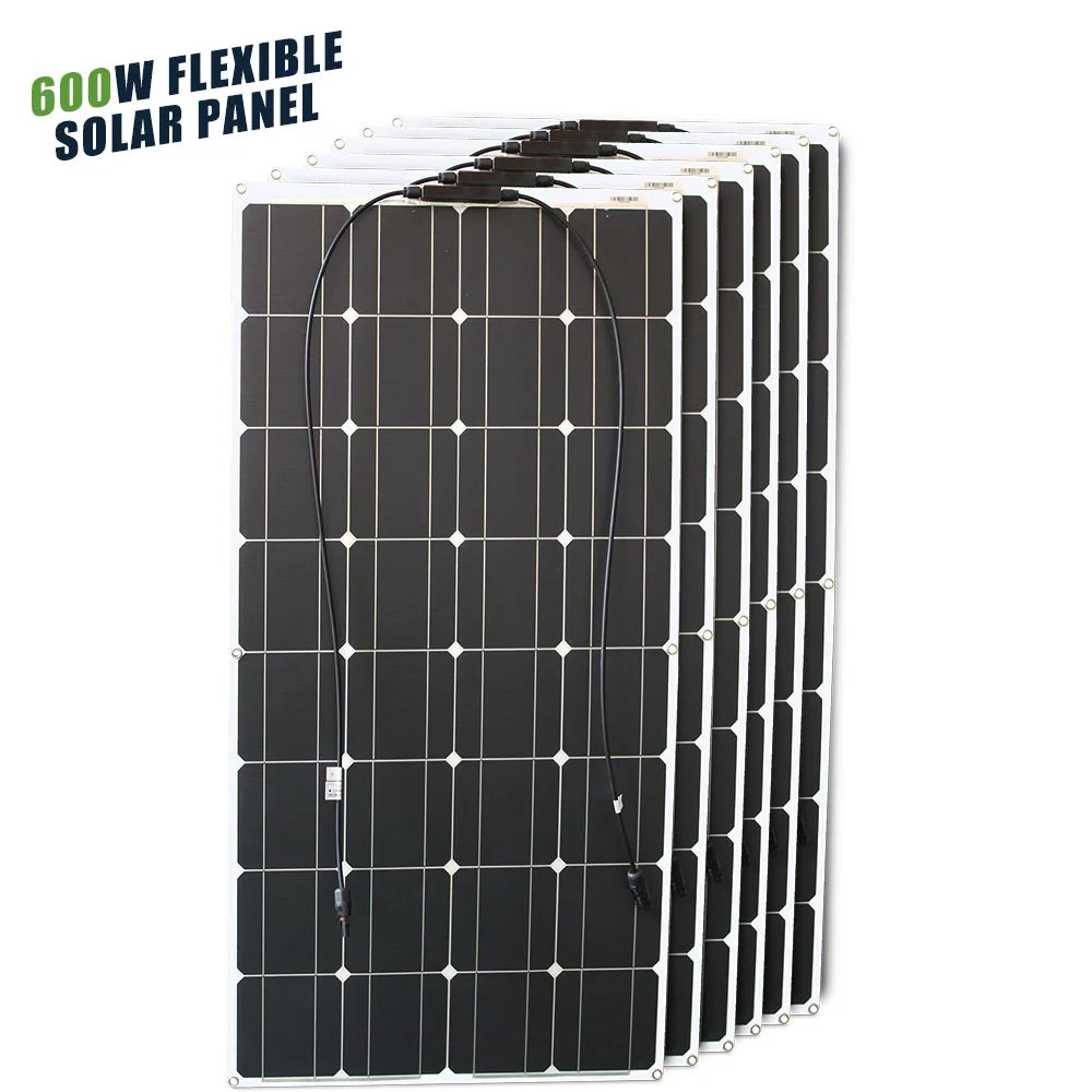Pannello Solare Flessibile 100-600 WATT Pieghevole Impermeabile