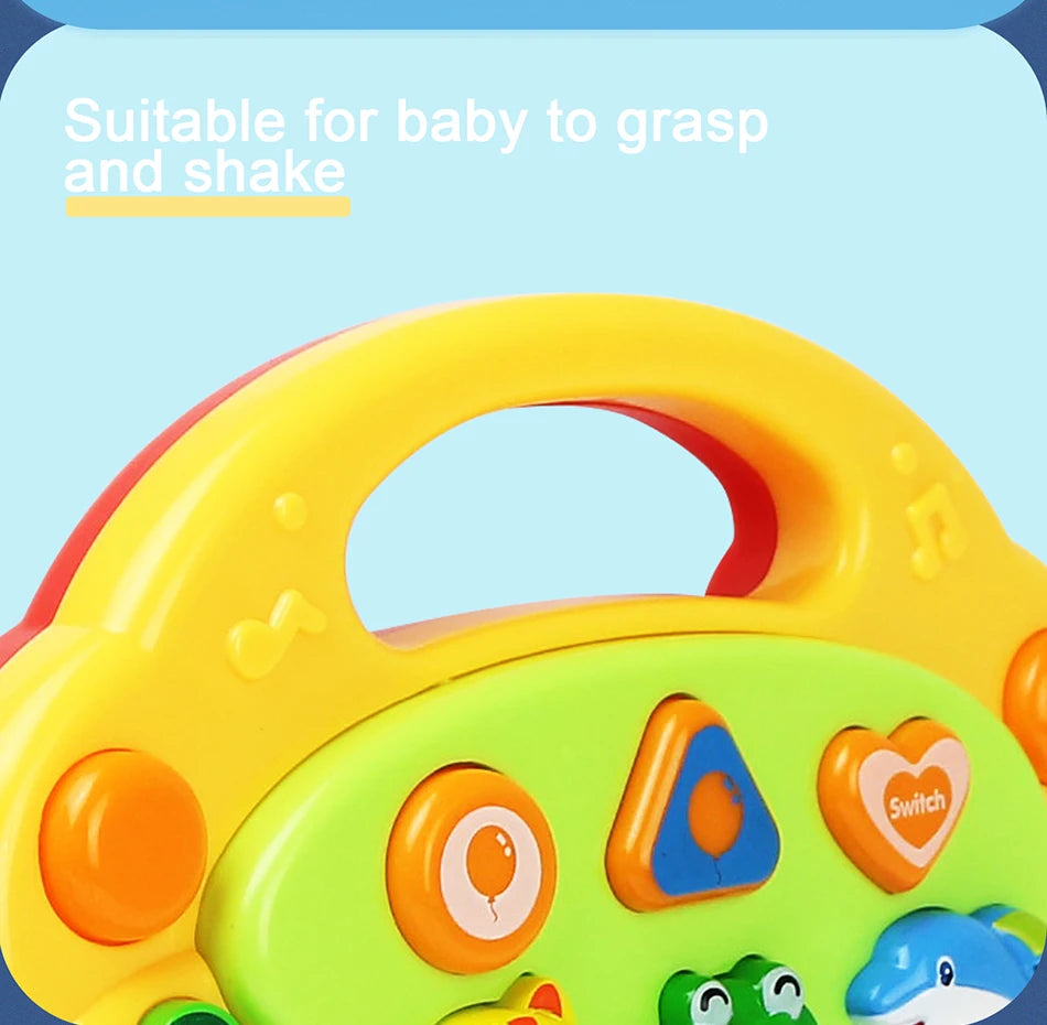 Pianoforte Bambini con Suoni Animali+ Luci - Giocattolo Musicale Educativo Regalo