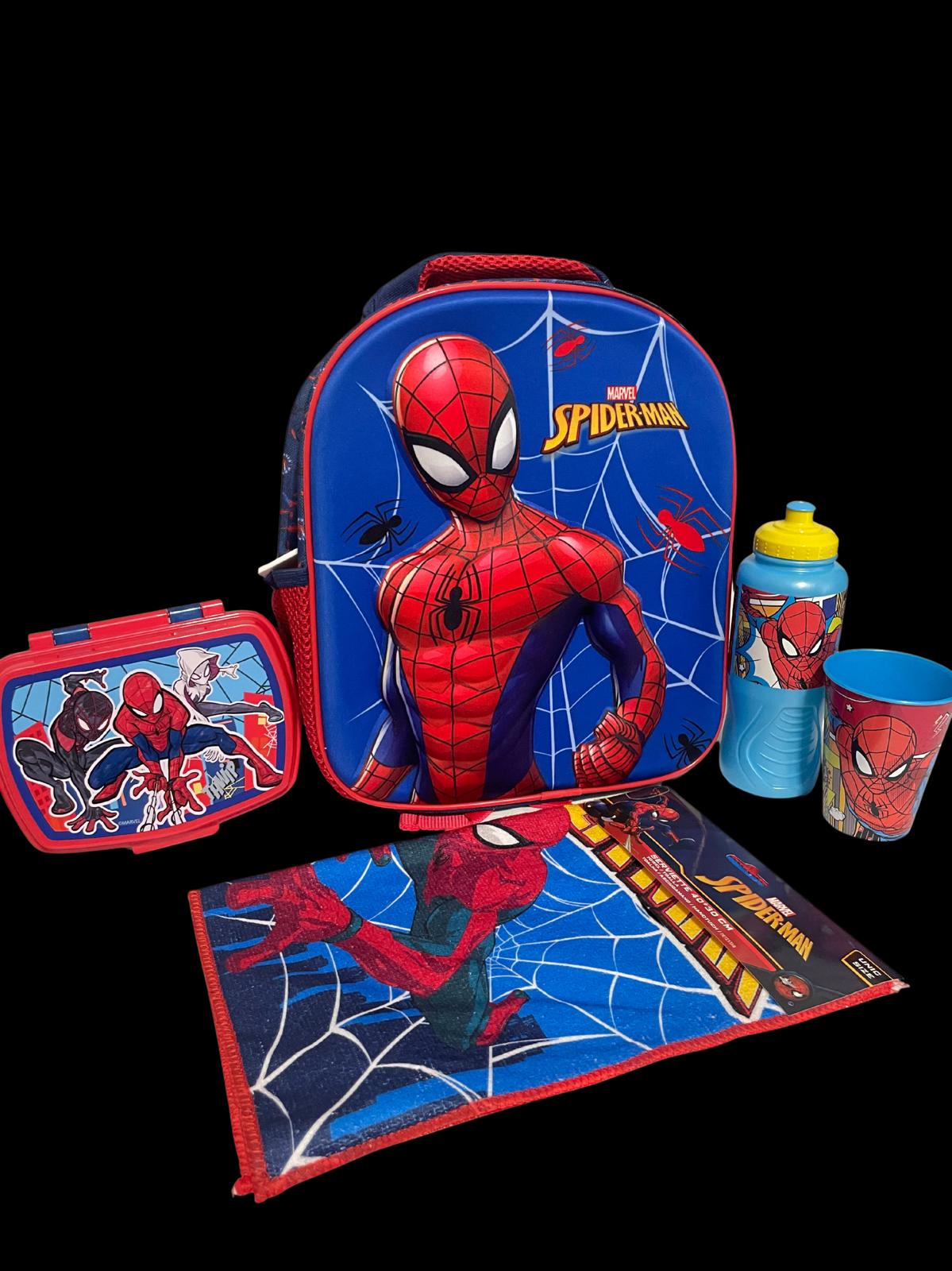 SET SCUOLA ZAINO 3D + ACCESSORI BAMBINO BAMBINA RITORNO A SCUOLA