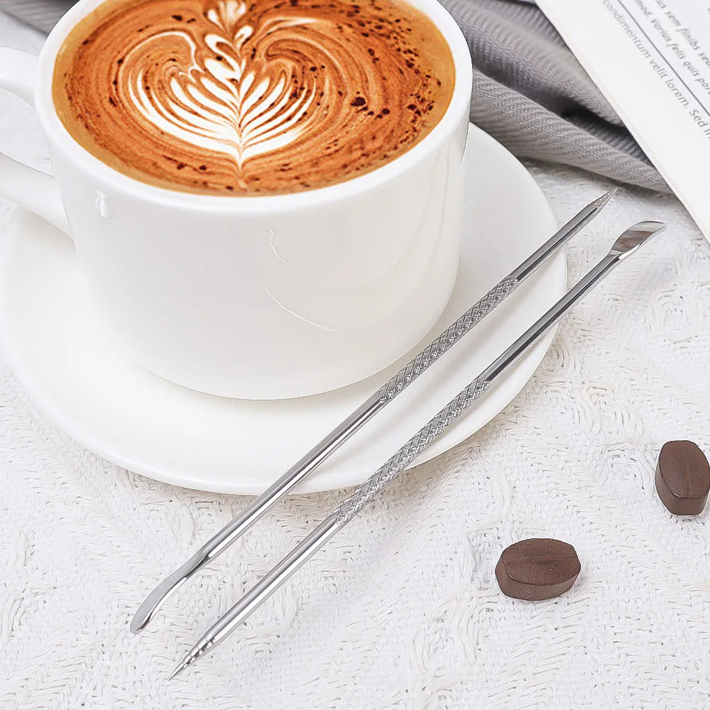 PENNA MAGICA PER LATTE ART – Trasforma ogni caffè in un capolavoro! ☕