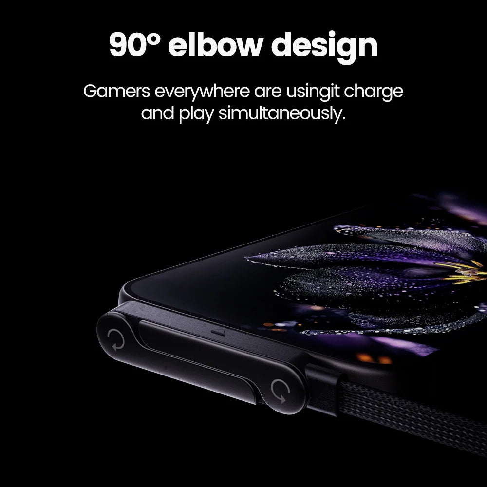 Cavo 2-in-1 Type C a USB C | 240W Fast Charge | Supporto Telefono Piegahevole