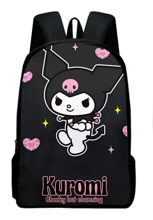 🎀 Zaino Kuromi & My Melody Scuola Portapranzo Astuccio