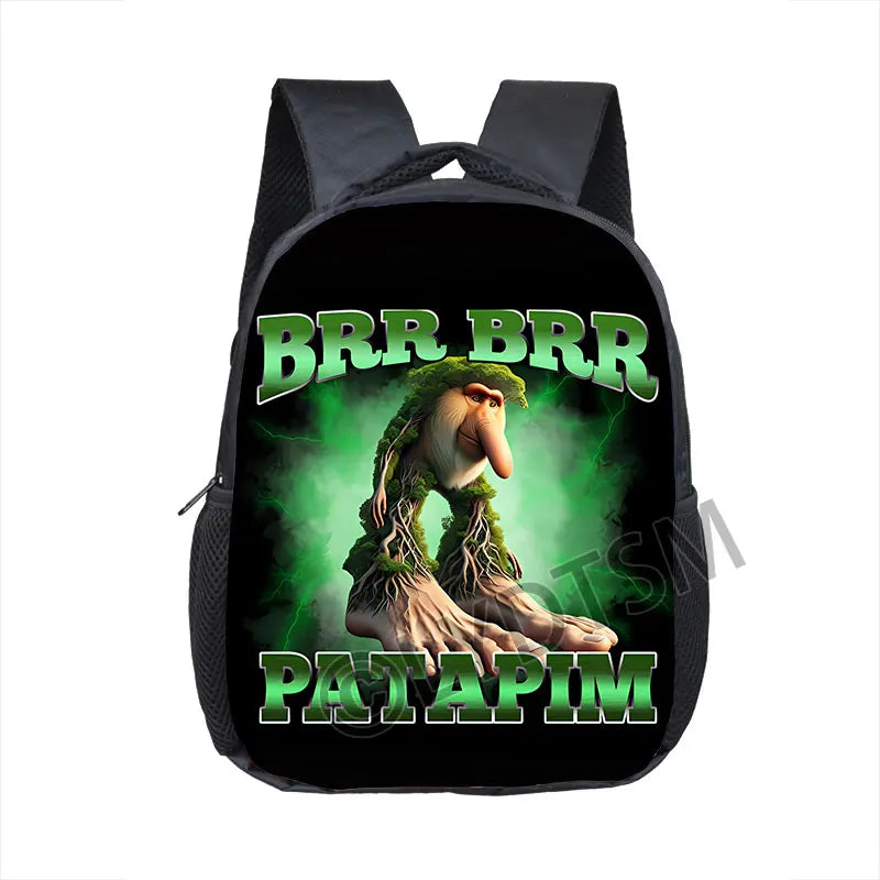 🎒 Zaino Brainrot Italiano - Tralalero Tralalà! Per Bambini 2-4 Anni