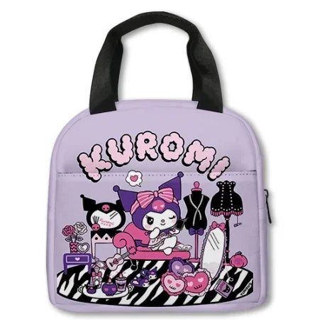 🎀 Zaino Kuromi & My Melody Scuola Portapranzo Astuccio