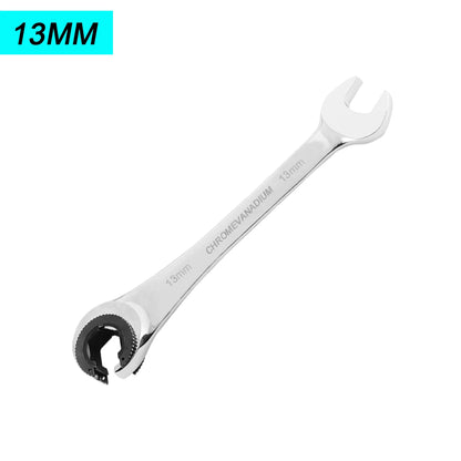 🔧 Chiave Combinata Rivoluzionaria 8-19mm!72 denti, testa fissa, doppia funzione!Scatto rapido, vanadio cromo, durata estrema.
Per meccanici e fai-da-te! 🛠️