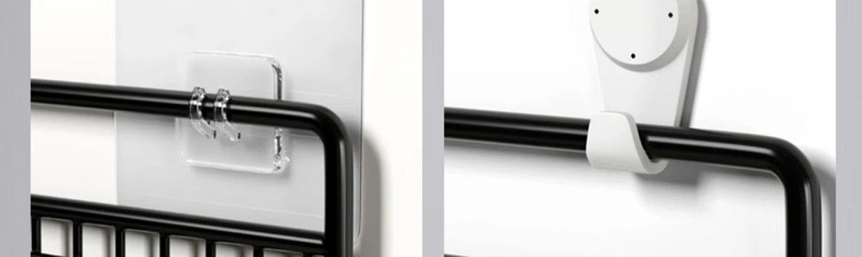 Scaffale Parete Adesivo - Per Cucina, Bagno - No Fori, Porta Oggetti