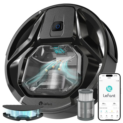 Robot Aspirapolvere 6000Pa con Mop, App e 210 Min di Autonomia