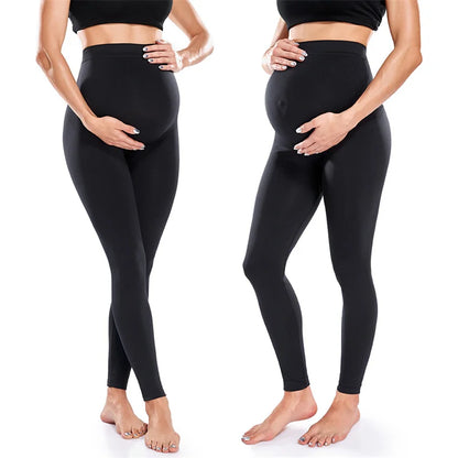 Leggings Maternità Altezza Vita – Supporto Pancera, Comfort e Stile per la Gravidanza!