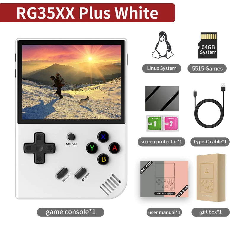 🔥ANBERNIC RG35XX PLUS: 5000+ Giochi Retro Portatile! IPS 3.5" + TV Out HD🎮