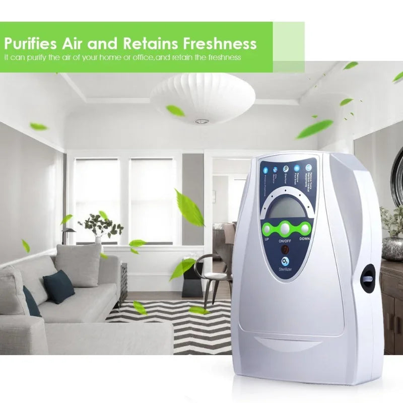 Generatore Ozono 220V/110V - Purificatore Aria & Acqua - Sterilizza Cibo/Casa
