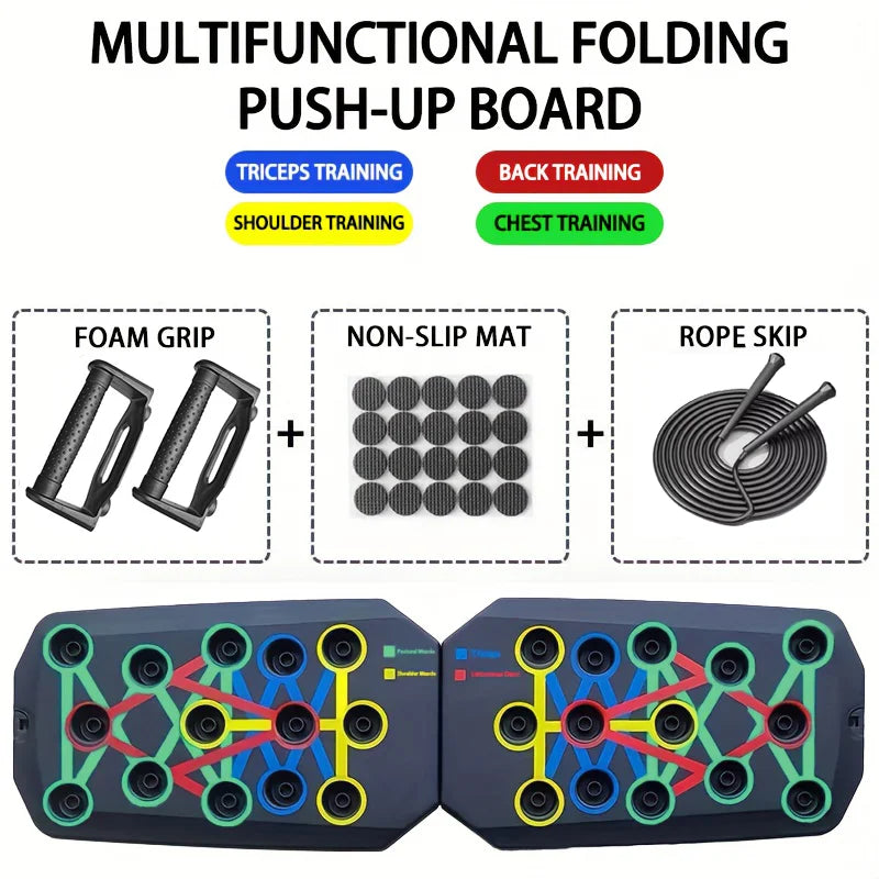 Barra Push-Up Multifunzionale Pieghevole - Allenati Ovunque! 🏋️‍♂️