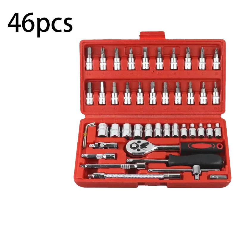 Kit 46 Chiavi Bussola Professionali - Per Auto, Moto, Riparazioni