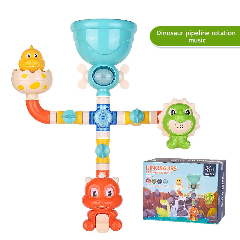 Giochi da Bagno Spruzzacqua per Bambini – Set Tubi e Pistole ad Acqua Divertenti